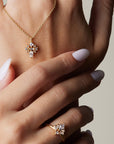 Virginia Diamond Necklace with Natural Diamonds