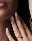 Dorothy Diamond Cluster Ring with Natural Diamonds