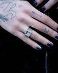 Hebrew Letter DALET Signet Ring טבעת חותם האות דל"ת