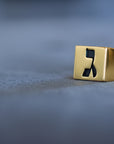 Hebrew Letter GIMMEL Signet Ring  טבעת חותם האות גימ"ל