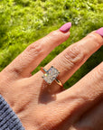 Sara Radiant Cut Diamond Ring with 2.00 carat Lab Grown Diamond