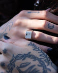 Hebrew Letter VAV Signet Ring  טבעת חותם האות ו"ו