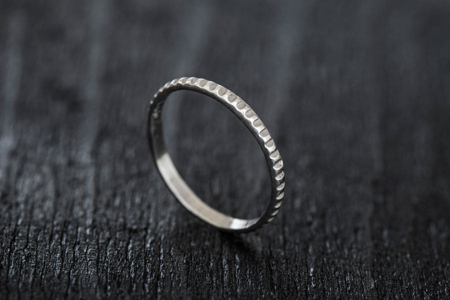 Sand Wedding Band II-Wedding Band-TOR Pure Jewelry