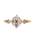 Reut B Extra Kite Shaped Engagement Ring with Lab Grown Diamonds