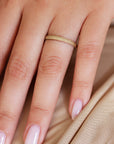 Ground Gold Wedding Ring