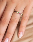 My Precious Multi Gemstone Eternity Ring