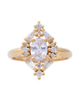 Beatrice Diamond Cluster Ring with Lab Grown Diamonds