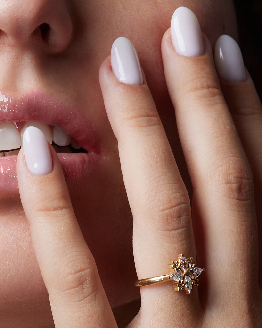 Dorothy Diamond Cluster Ring with Lab Grown Diamonds