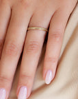 Sand Wedding Band