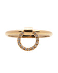 Hoop Diamond Ring