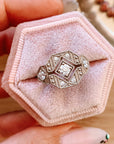 Lior XL 1920's Diamond Ring with Lab Grown Diamonds