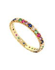 My Precious Multi Gemstone Eternity Ring