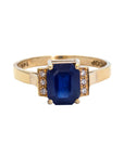 NBS 1920's Sapphire and Diamond Ring