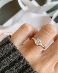 Sivan Engagement Ring with High Quality Cushion Cut Diamond