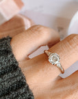 Sivan Engagement Ring with High Quality Cushion Cut Diamond